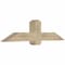 Ekena Millwork Eugene Rough Sawn Timber Gable Bracket, Douglas Fir, 60"W x 15"H x 6"D x 6"F, 6/12 Pitch GBW060X15X0606EUG00RDF - alternate 5